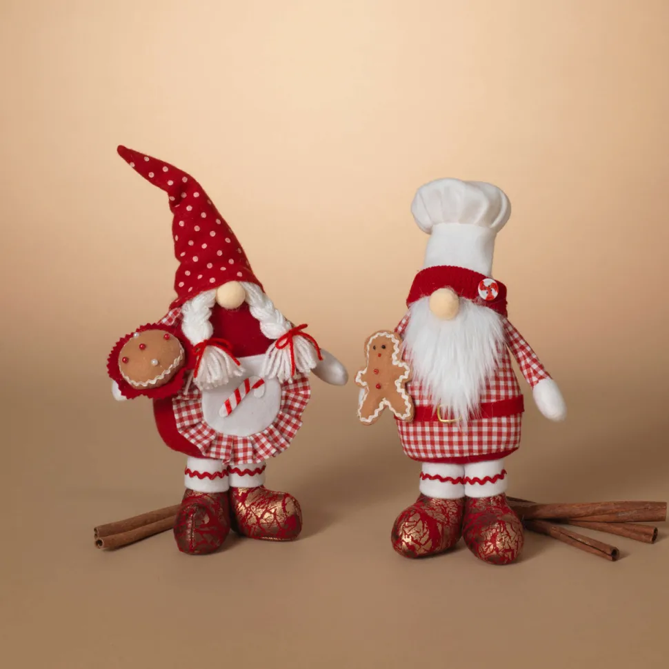 13" Fabric Holiday Chef Gnome