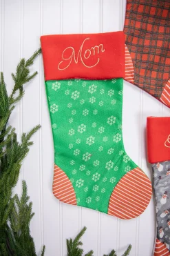 20” Fabric Holiday Stocking
