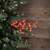 17” Fall Orange Crabapple Pick