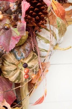 25” Farmhouse Autumn Wreath