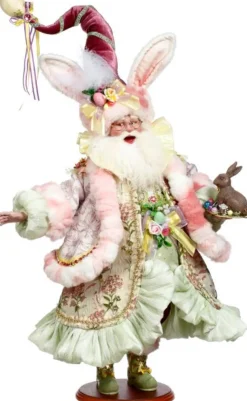 26" Father Easter with Chocolate Bunny - Mark Roberts