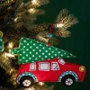 4.5" Felt Car Christmas Ornaments