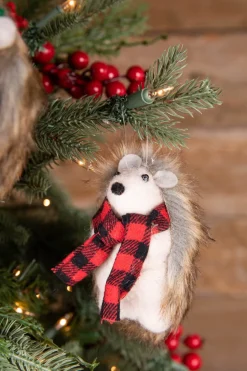 4” Felt Hedgehog Ornament