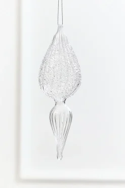 7.5" - 8" Finial Glass Ornament