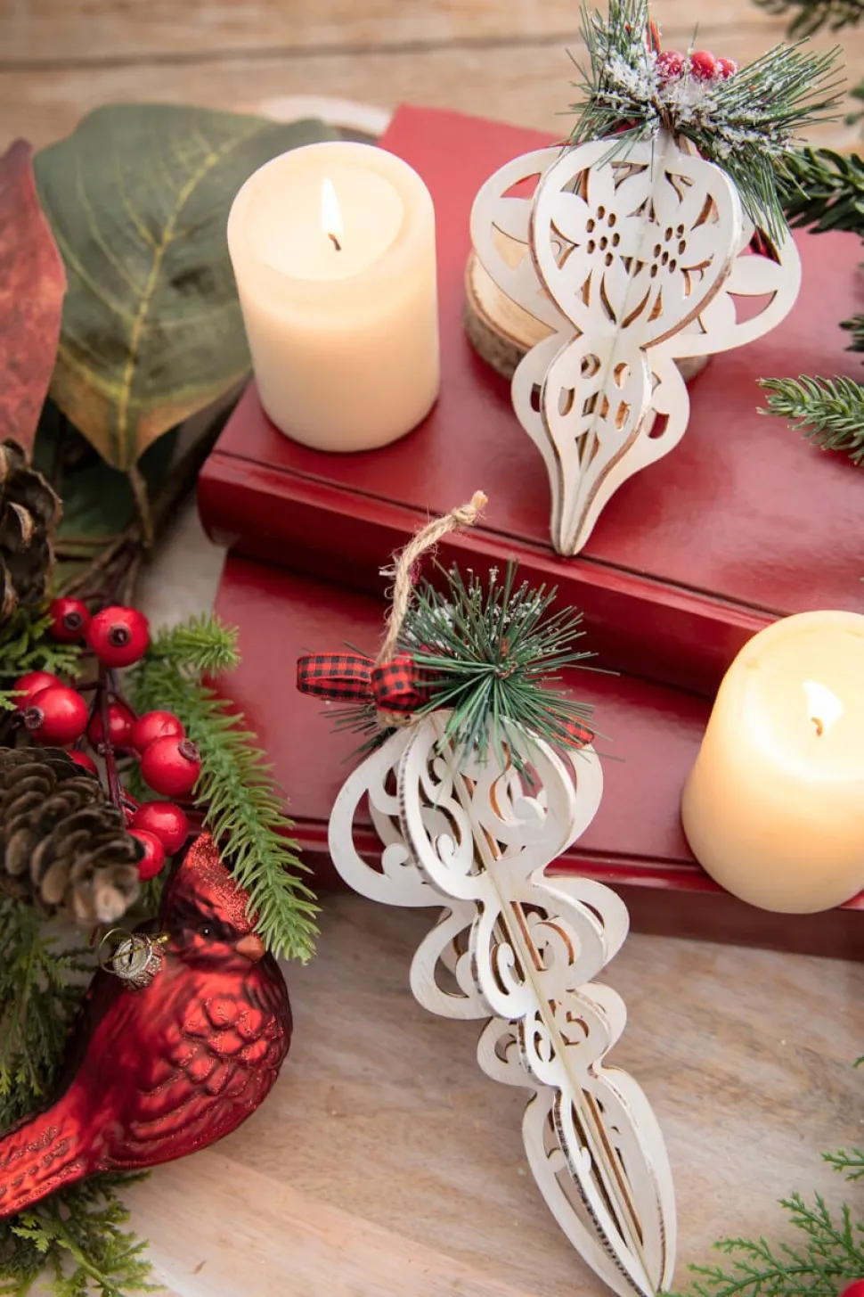 Finial Wood Ornament