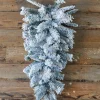 30" Flocked Balsam Teardrop