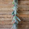 65” Flocked Fern Garland