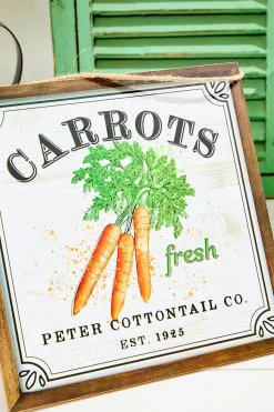 10" Fresh Carrot Peter Rabbit Sign