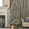 7' Frosted Palmetto Pine LED Tree