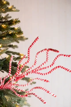 29” Frosty Peppermint Branch Spray
