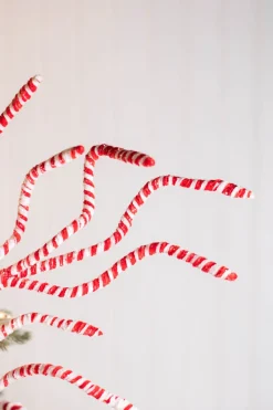 29” Frosty Peppermint Branch Spray