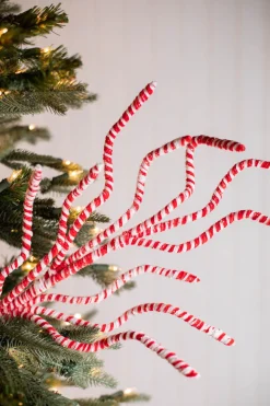 29” Frosty Peppermint Branch Spray