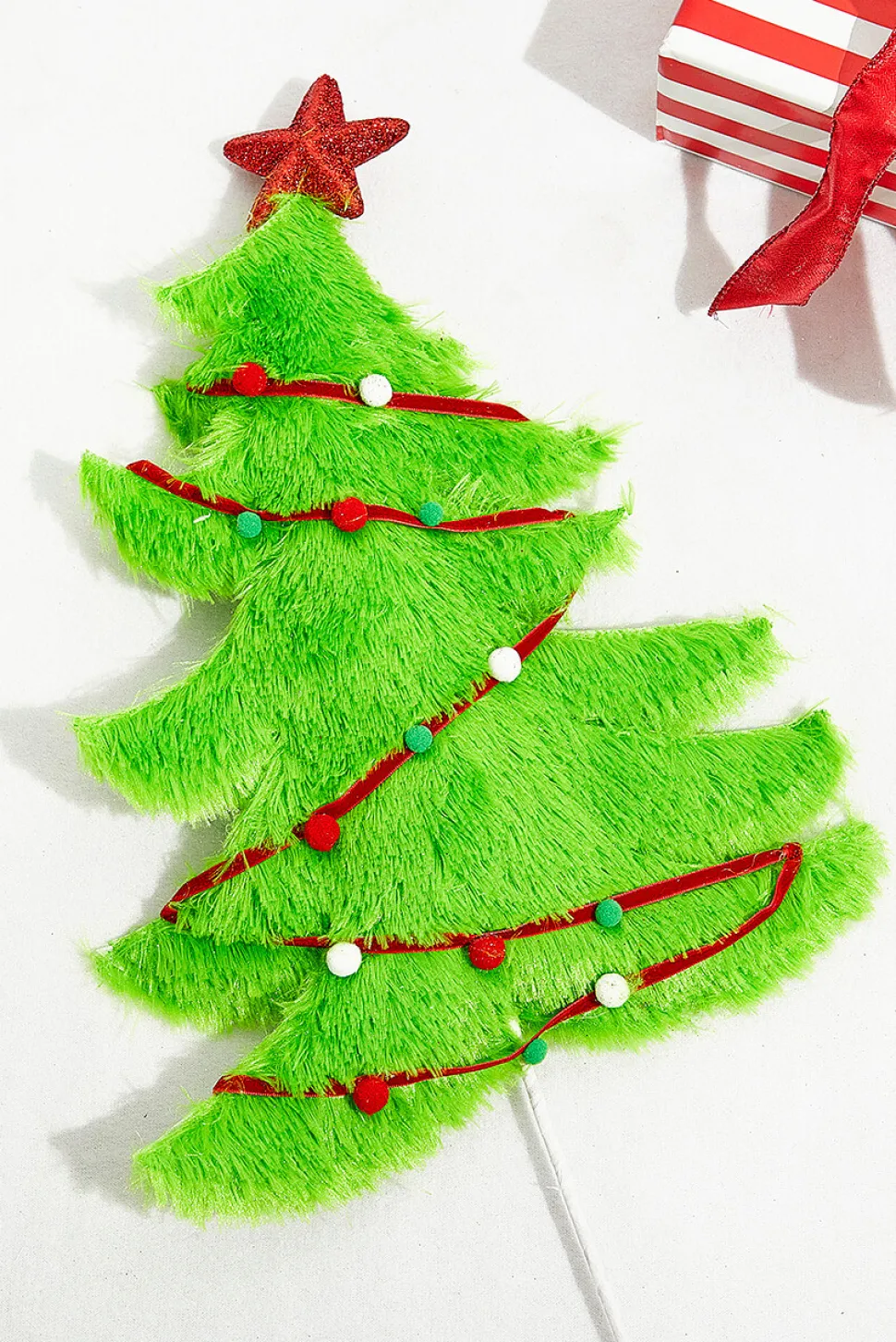 27" Furry Christmas Tree Pick