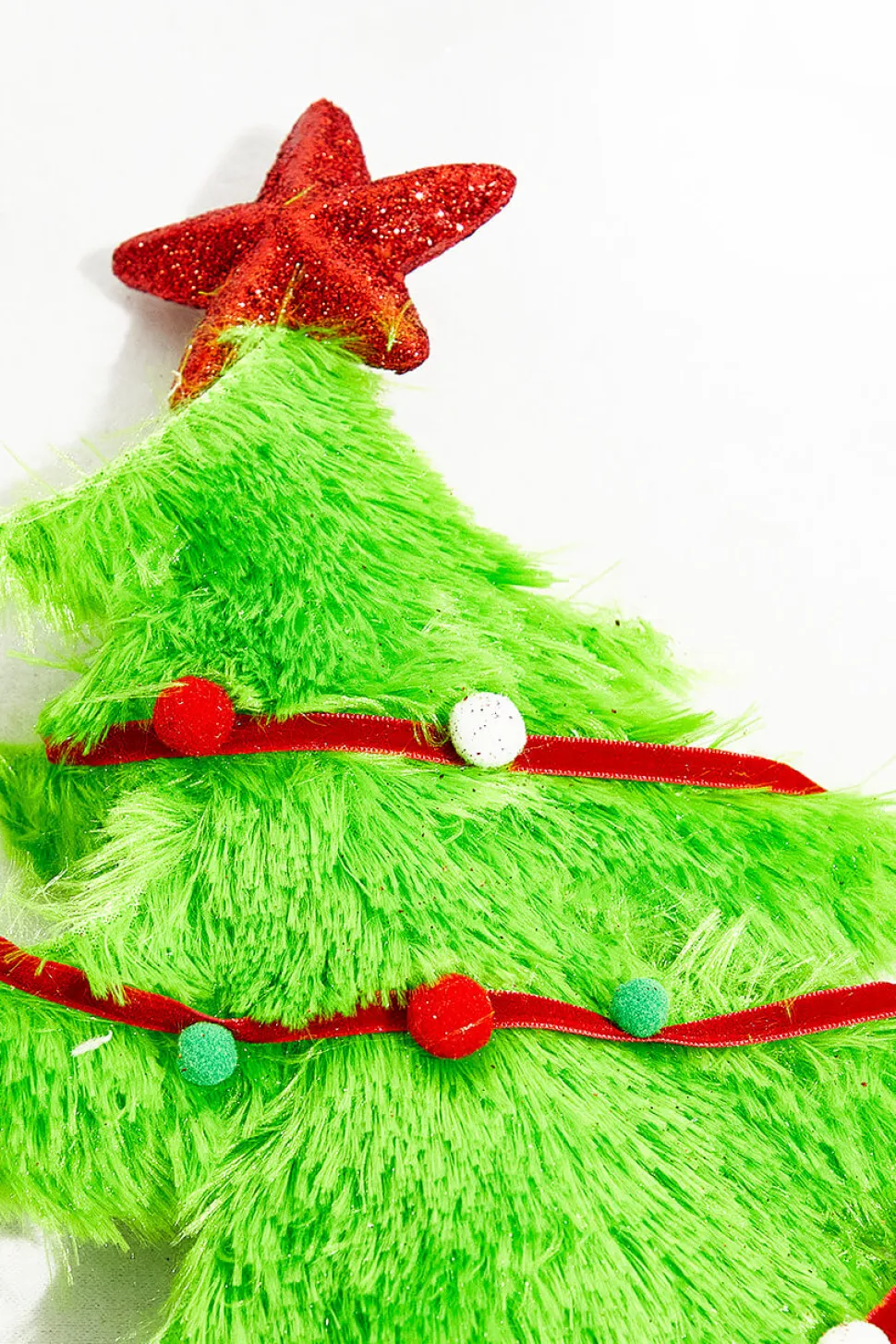 27" Furry Christmas Tree Pick