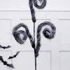 30” Furry Spiral Curly Spray - Black/White