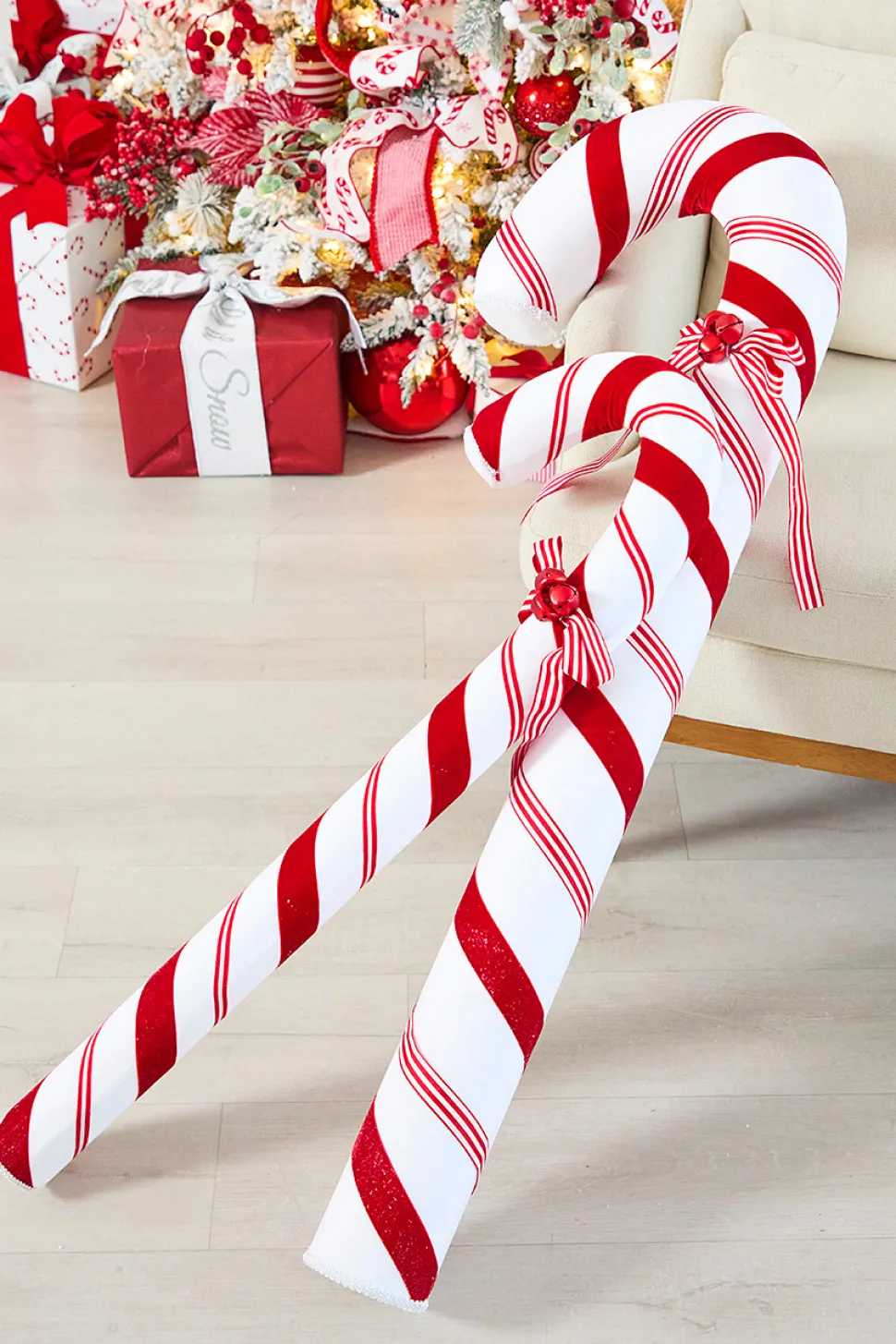 37" - 46” Giant Candy Canes - Set of 2