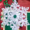 4' Giant Crystal Snowflake