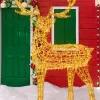 8' Giant Golden Reindeer