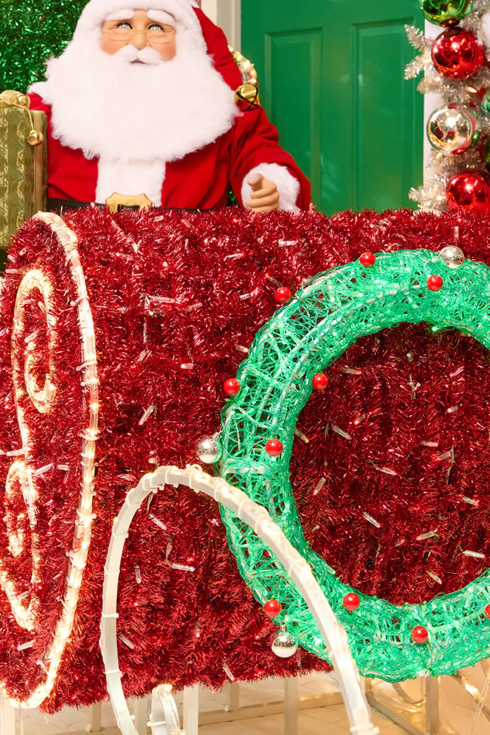 6' Giant Red Christmas Sleigh