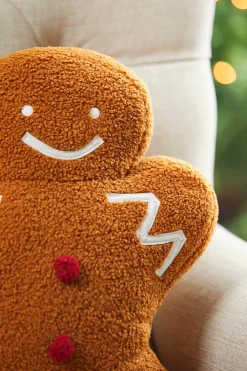 Gingerbread Man Pillow 18" x 13"
