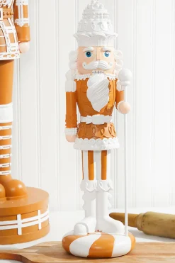 22" Gingerbread Nutcracker with Staff