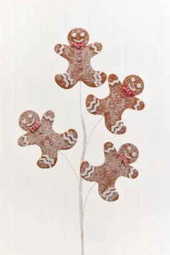 25" Gingerbread Spray