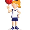 Girl Basketball Player Personalizable Ornament