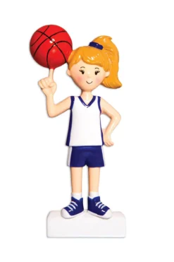 Girl Basketball Player Personalizable Ornament