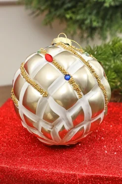 4” Glass Ball Ornament