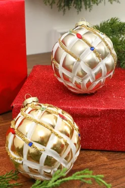 4” Glass Ball Ornament