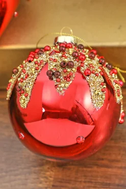 4” Glass Bead Ornament
