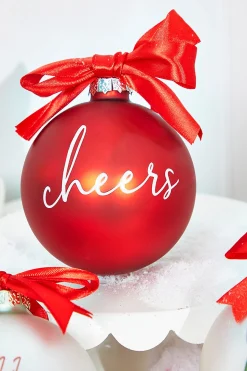 4" Glass Christmas Ornament