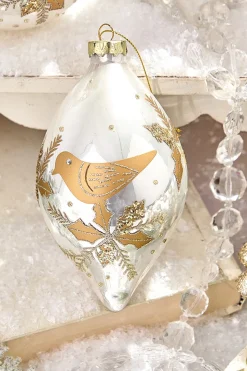 4" - 6" Glass Dove Ornament