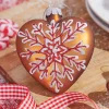 3” Glass Gingerbread Ornament