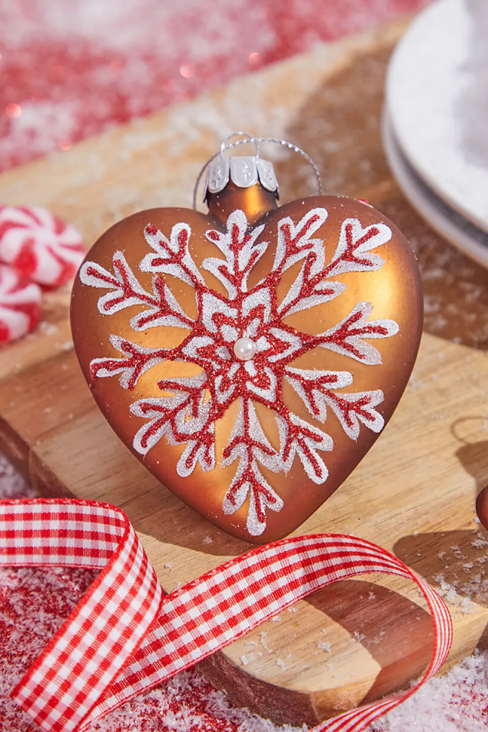 3” Glass Gingerbread Ornament
