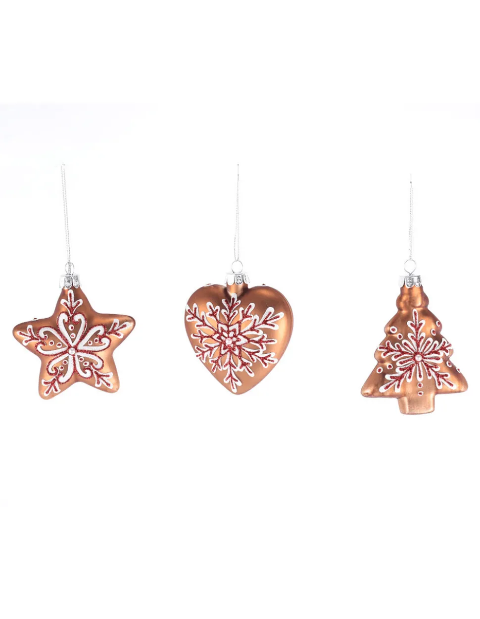 3” Glass Gingerbread Ornament