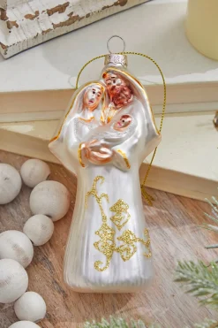 5” Glass Holy Family Ornament