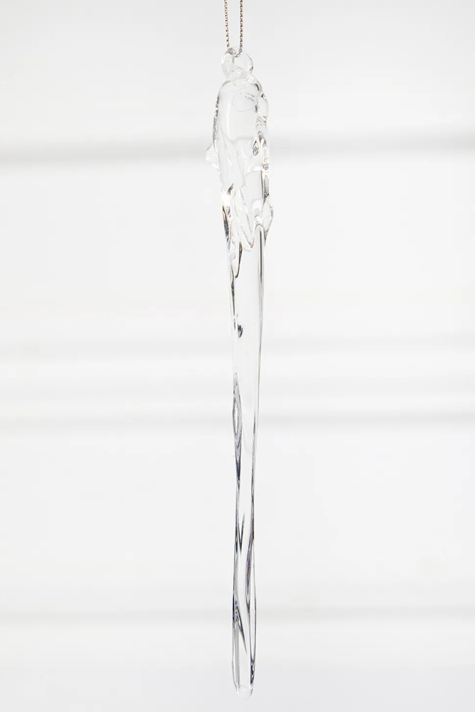 Glass Icicle Ornament