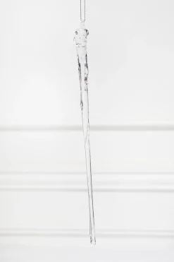 Glass Icicle Ornament