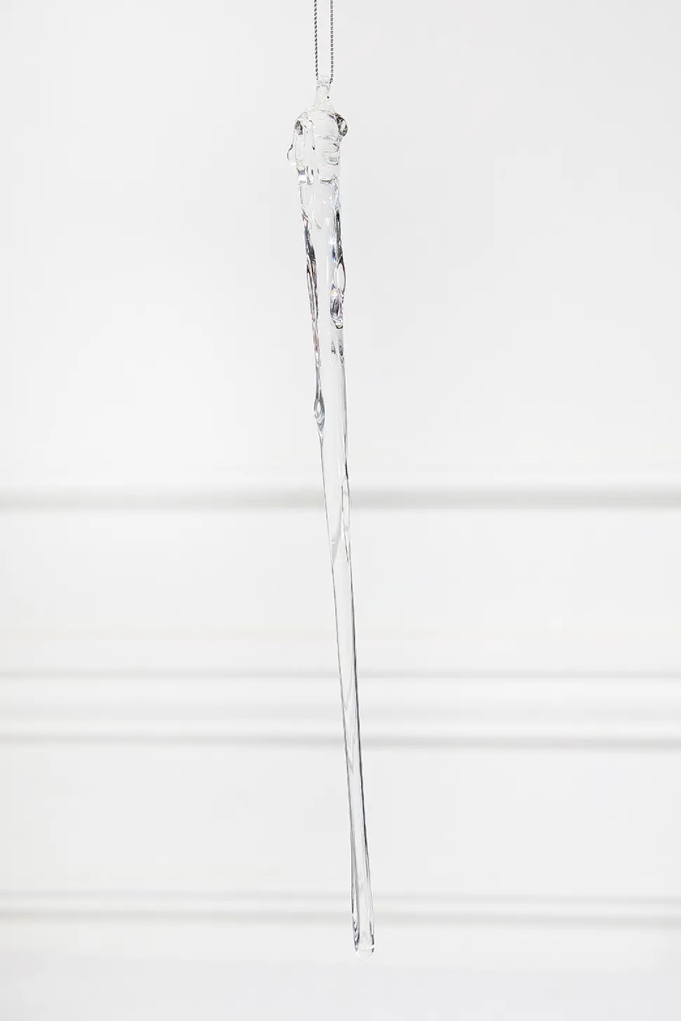Glass Icicle Ornament