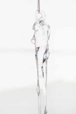 Glass Icicle Ornament