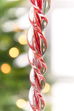 12.5" Glass Icicle Ornament