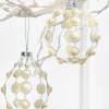 4" Glass Pearl Ornament