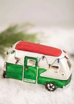 Glass Red/Green Camper Décor