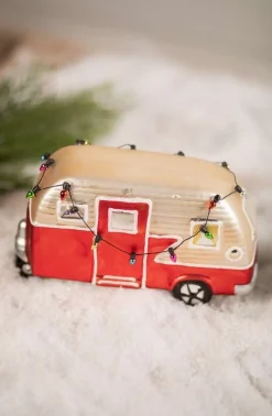 Glass Red/Green Camper Décor