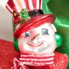 5.5" Glass Snowman Head Ornament