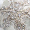 4" Glitter Ball/Finial Snowflake Ornament