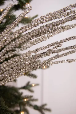 33” Glitter Cluster Berry Spray