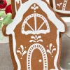 8" Glitter Gingerbread House Ornament