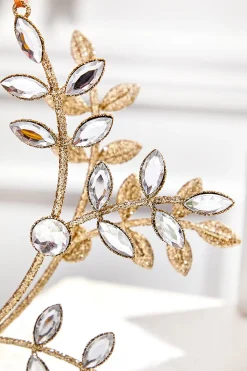 8.5" Glitter Jewel Flower Branch Ornament